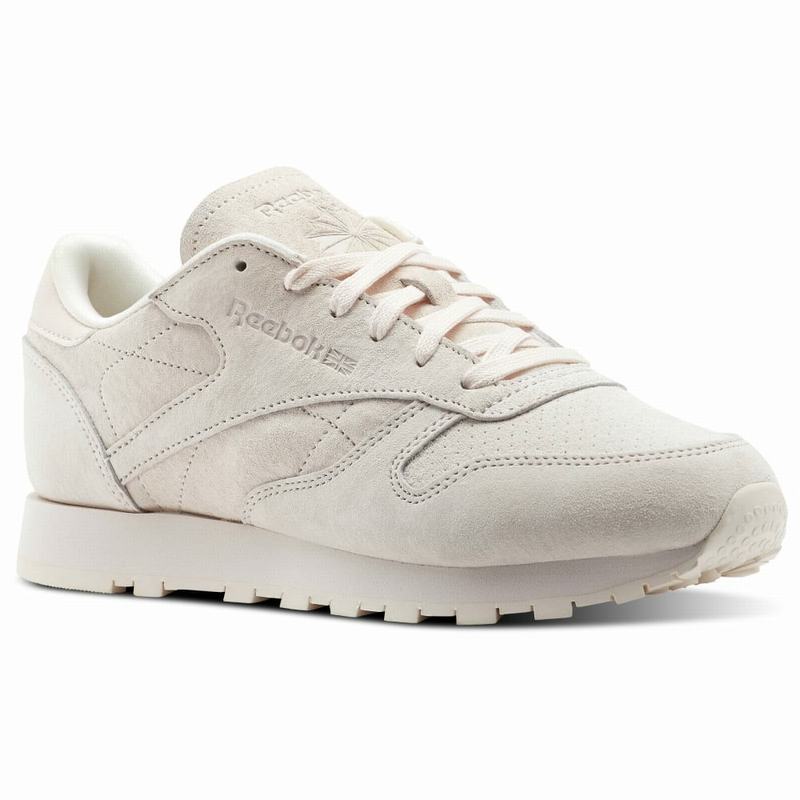 Reebok Classic Leather Nbk Tenisky Damske - Ruzove OT8959AN